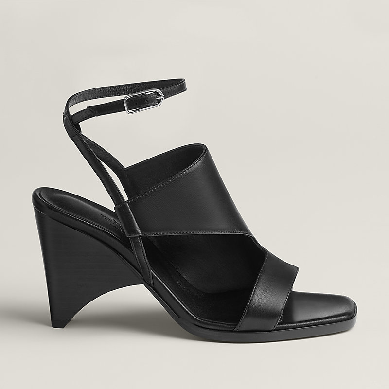 Sandales Inconnue 85 - Noir | Hermès Canada